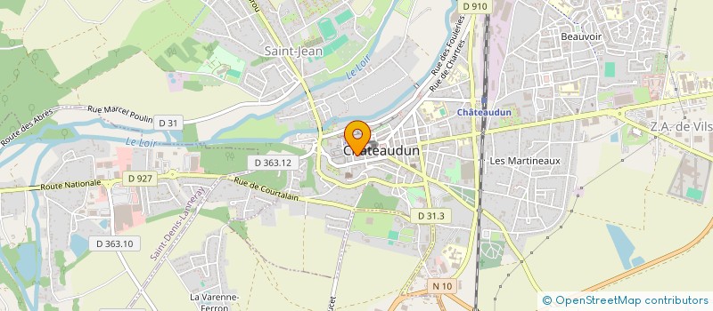 localisation de l'entreprise DEVELOPPEMENT STRATEGE AUDIT à CHATEAUDUN