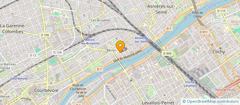 localisation de l'entreprise DEVELOPPEMENT STRATEGIE QUALITE à COURBEVOIE