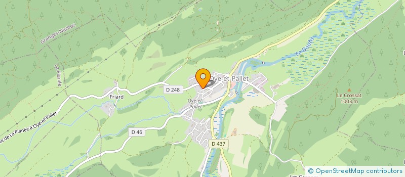 localisation de l'entreprise DEVELOPPEMENT TOURISTIQUE DU LAVERON  OYE-ET-PALLET