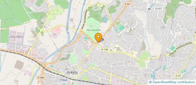 localisation de l'entreprise DEVELOPPEMENT VAR ASSOCIES à FREJUS