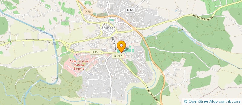 localisation de l'entreprise DEVELOPPEMENT VENTE PHONING à LAMBESC