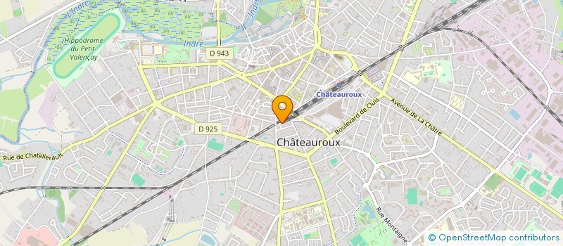 localisation de l'entreprise DEVELOPPEMENTS SERVICES INFORMATIQUE à CHATEAUROUX