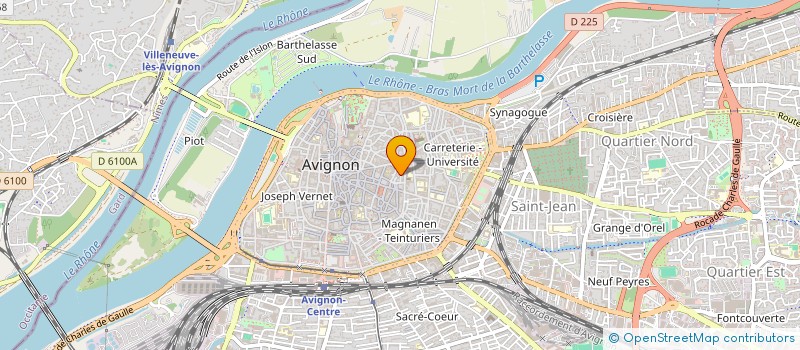 localisation de l'entreprise DEVELOPPENT ET DIFFUSION DE LA CREATION MUSICALE  AVIGNON