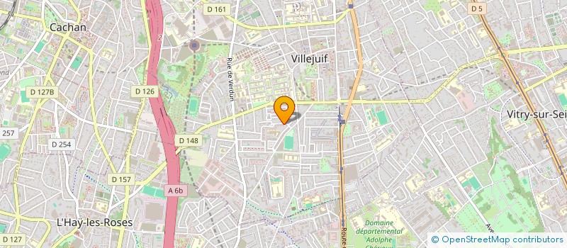 localisation de l'entreprise DEVELOPPER ENSEMBLE à VILLEJUIF