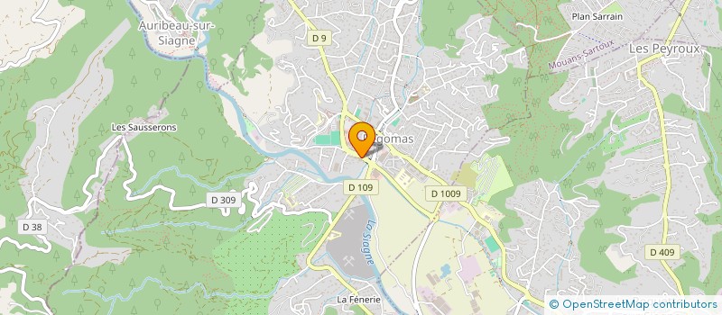 localisation de l'entreprise DEVELOPPER ENTREPRENDRE FINANCEMENT DEVELOPPEMENT  PEGOMAS