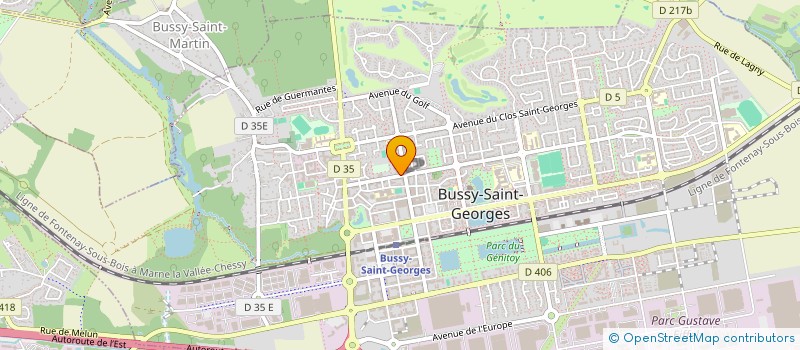 localisation de l'entreprise DEVELOPPER PLUS à BUSSY-SAINT-GEORGES