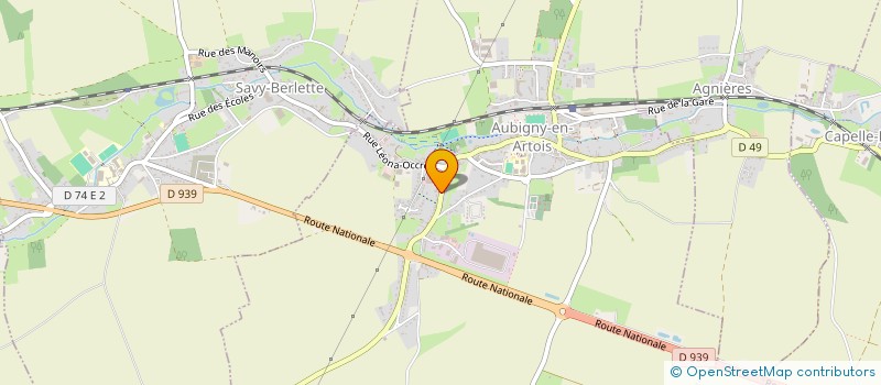 localisation de l'entreprise DEVELOPPT NOUVEAUX SERVIC PERS AGEES TER  AUBIGNY-EN-ARTOIS