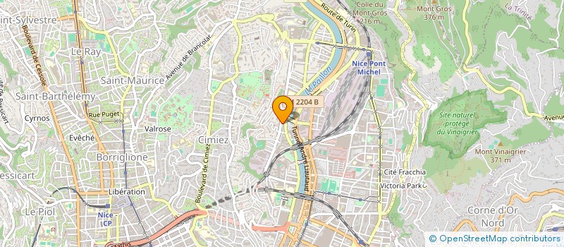 localisation de l'entreprise DEVELUC à NICE