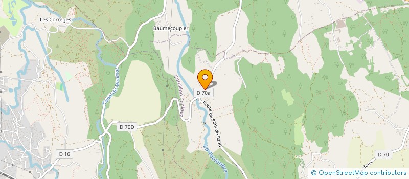 localisation de l'entreprise DEVEM DE MIRAPIER à CORNILLON-CONFOUX