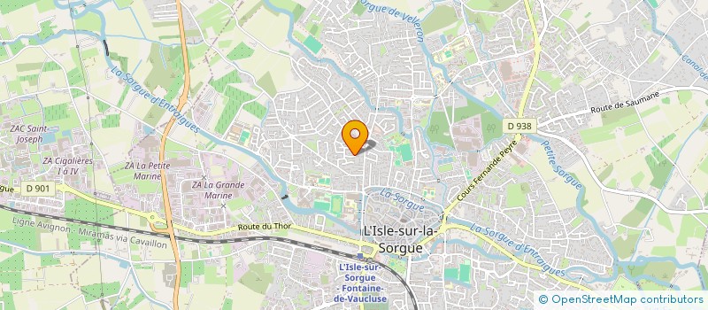 localisation de l'entreprise DEVENCORSICA BRAVO  L'ISLE-SUR-LA-SORGUE