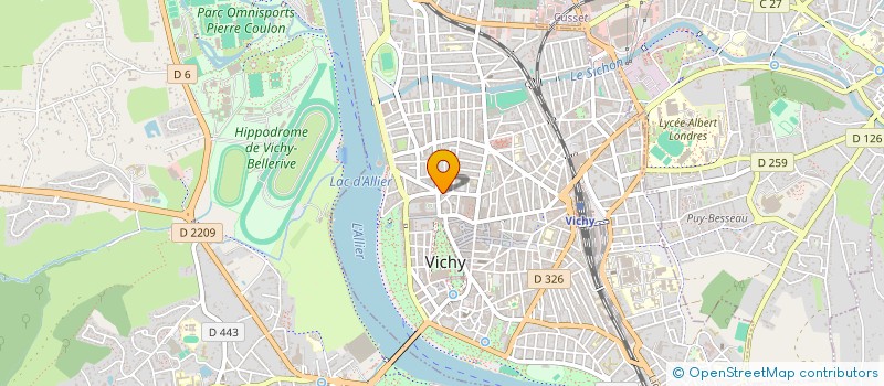 localisation de l'entreprise DEVENIR à VICHY