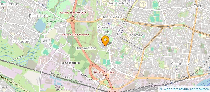 localisation de l'entreprise DEVENIR à SAINT-HERBLAIN