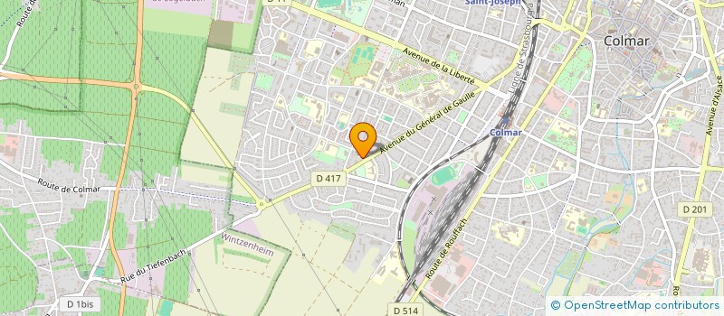 localisation de l'entreprise DEVENIR ENSEMBLE  COLMAR