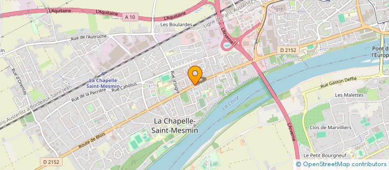 localisation de l'entreprise DEVENIR FORMATION  LA CHAPELLE-SAINT-MESMIN