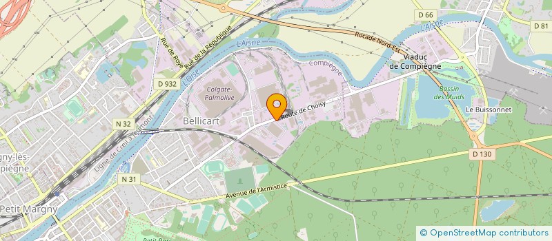 localisation de l'entreprise DEVENTER FRANCE SARL  COMPIEGNE