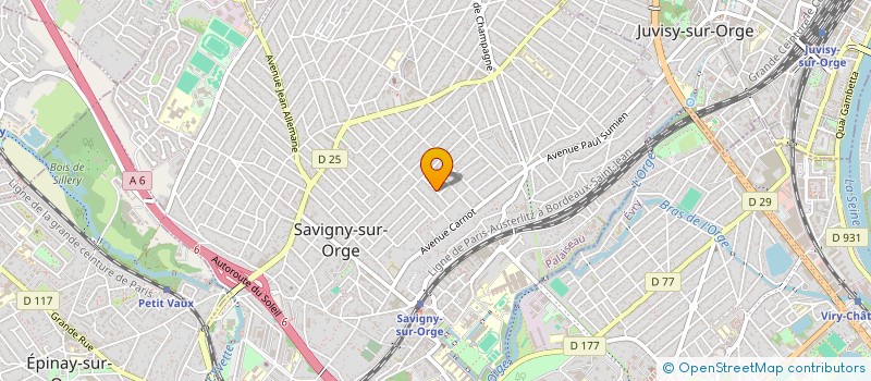 localisation de l'entreprise DEVENTICK à SAVIGNY-SUR-ORGE