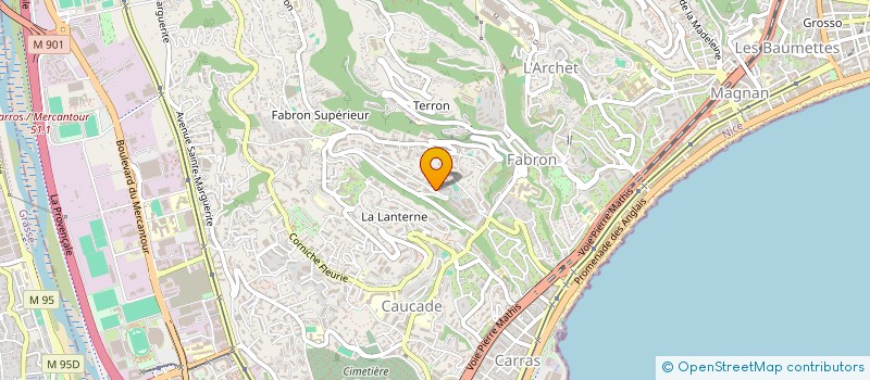 localisation de l'entreprise DEVEO à NICE