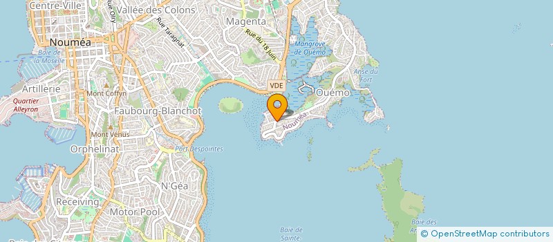 localisation de l'entreprise DEVEO à NOUMEA