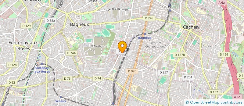 localisation de l'entreprise DEVERGERON CYRIL HOLDING  BAGNEUX