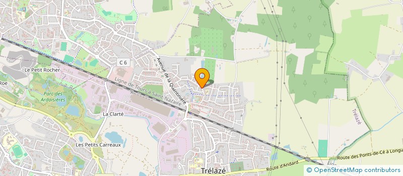 localisation de l'entreprise DEVERRE IMMOBILIER CONSEILS ET INNOVATIONS L'AGENCE DICI  TRELAZE