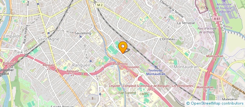 localisation de l'entreprise DEVESA  TOULOUSE