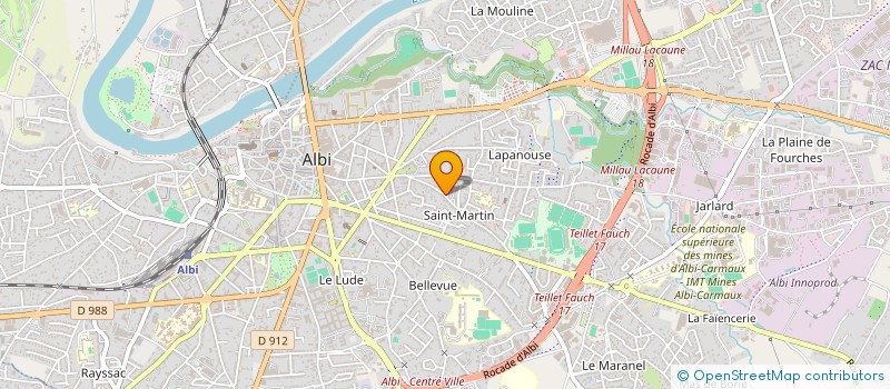 localisation de l'entreprise DEVESA CAPITAL à ALBI