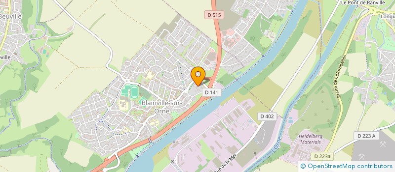 localisation de l'entreprise DEVESSIER ROQUET à BLAINVILLE-SUR-ORNE