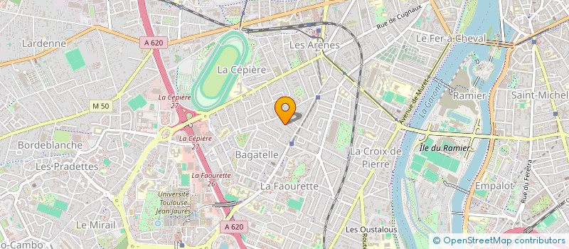 localisation de l'entreprise DEVEUX AYMERIC ET GASTON à TOULOUSE