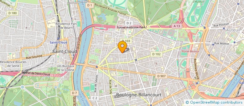 localisation de l'entreprise DEVEXPA à BOULOGNE-BILLANCOURT