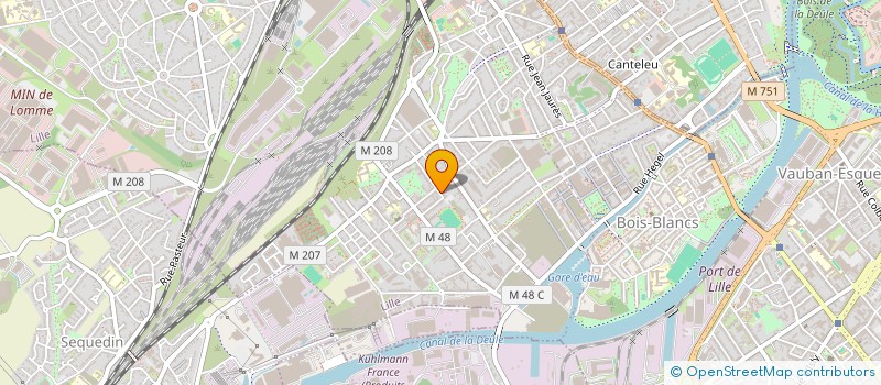 localisation de l'entreprise DEVEYER à LILLE