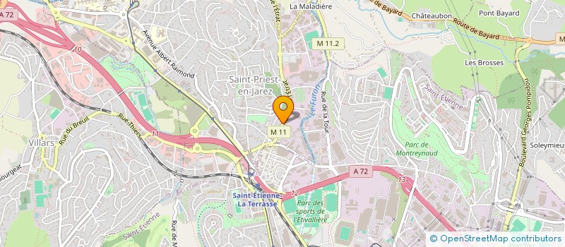 localisation de l'entreprise DEVEZE DESIGN  SAINT-PRIEST-EN-JAREZ