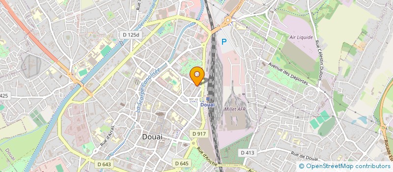localisation de l'entreprise DEVFI à DOUAI