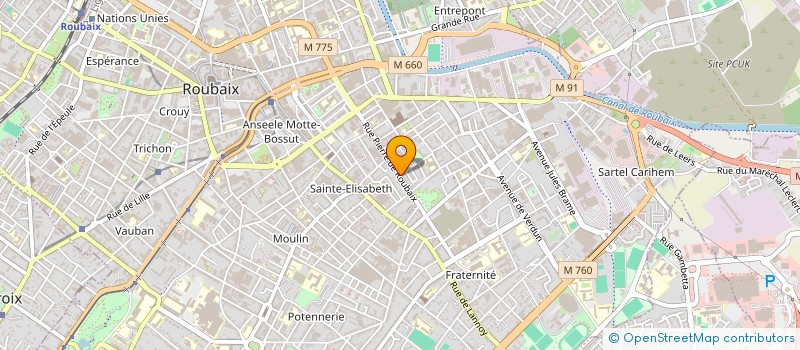 localisation de l'entreprise DEVFIX  ROUBAIX