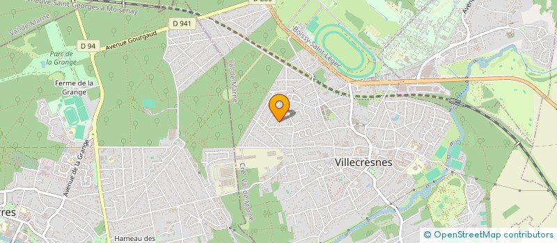localisation de l'entreprise DEVFORYOU à VILLECRESNES