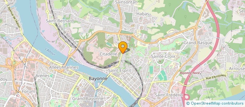 localisation de l'entreprise DEVI  BAYONNE