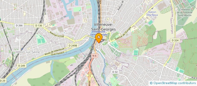 localisation de l'entreprise DEVI MARKET  VILLENEUVE-SAINT-GEORGES