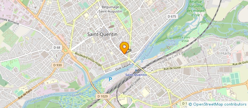 localisation de l'entreprise DEVI SAINT QUENTIN à SAINT-QUENTIN