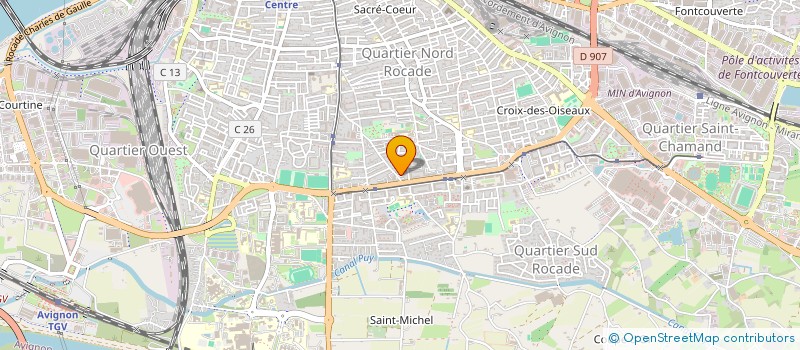 localisation de l'entreprise DEVIC ET CIE MACONNERIE à AVIGNON