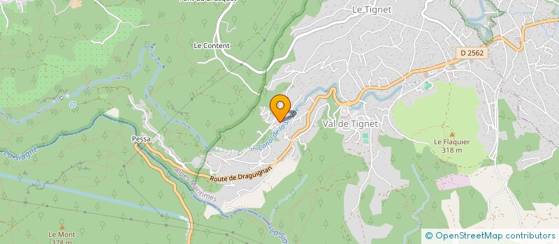localisation de l'entreprise DEVICA à LE TIGNET
