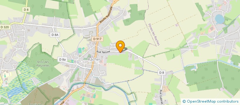 localisation de l'entreprise DEVIENNE  RACHES