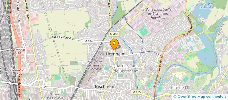 localisation de l'entreprise DEVIENNE  HNHEIM