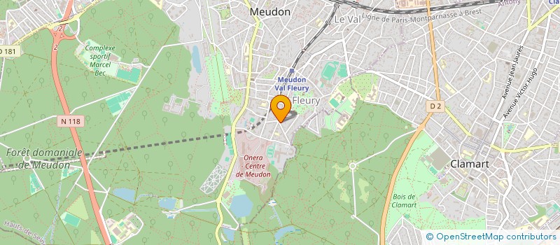 localisation de l'entreprise DEVIENS à MEUDON