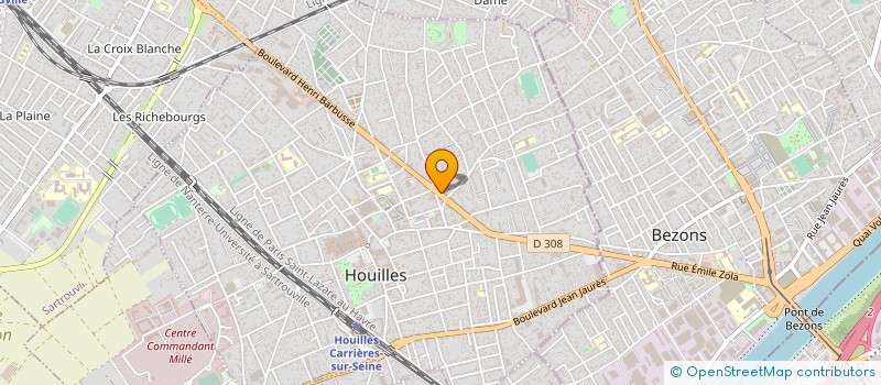 localisation de l'entreprise DEVIER à HOUILLES