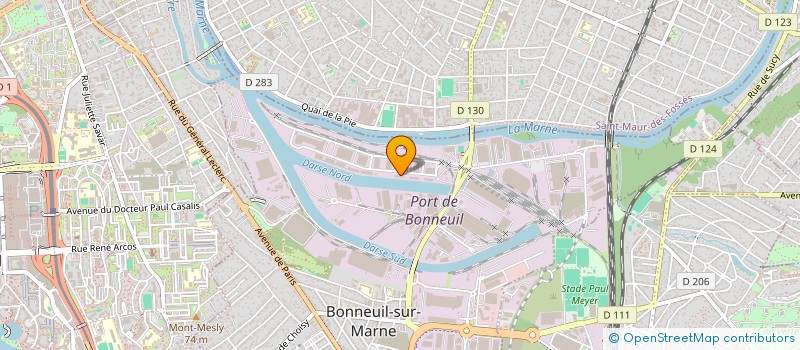 localisation de l'entreprise DEVIES LOCATION DISTRIBUTION à BONNEUIL-SUR-MARNE