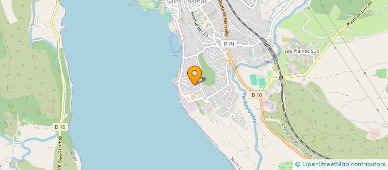 localisation de l'entreprise DEVIGNY CREATION  SAINT-CHAMAS