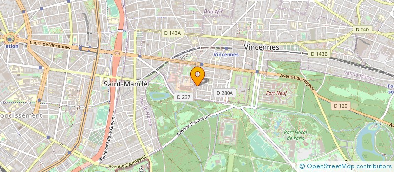 localisation de l'entreprise DEVIL  VINCENNES