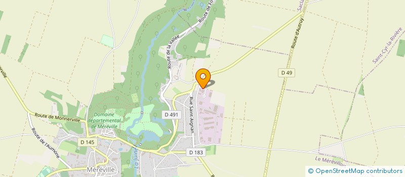 localisation de l'entreprise DEVIL BODY  LE MEREVILLOIS