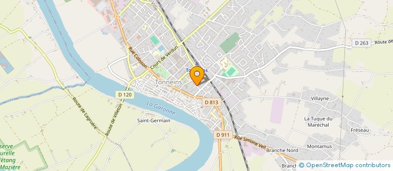 localisation de l'entreprise DEVIL FAMILY  TONNEINS