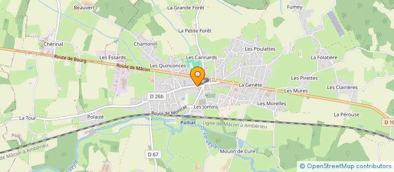 localisation de l'entreprise DEVILA à POLLIAT