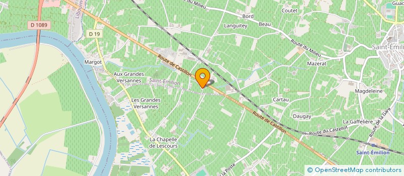 localisation de l'entreprise DEVILLAIRE  SAINT-EMILION